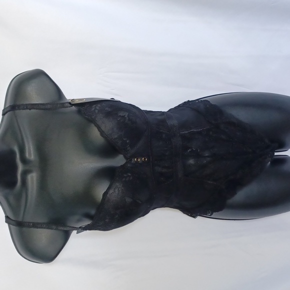 RACHEL Rachel Roy Molded Cup Teddy, black - Picture 1 of 7